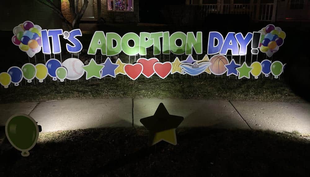 just married yard signs