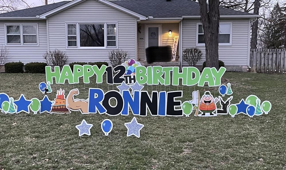 happy birthday yard signs